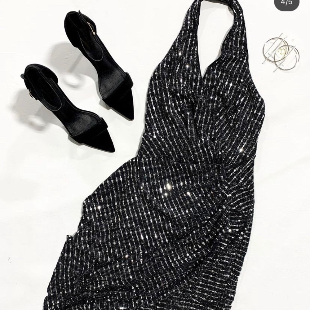 Semi formal halter dress